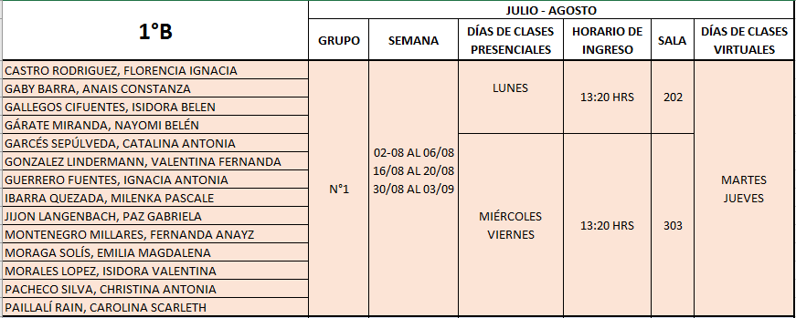 1°Medio